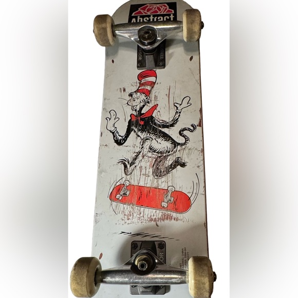 almost Other - Retro Dr Seuss Cat In The Hat Almost X Used Limited Men’s Skateboard OOP